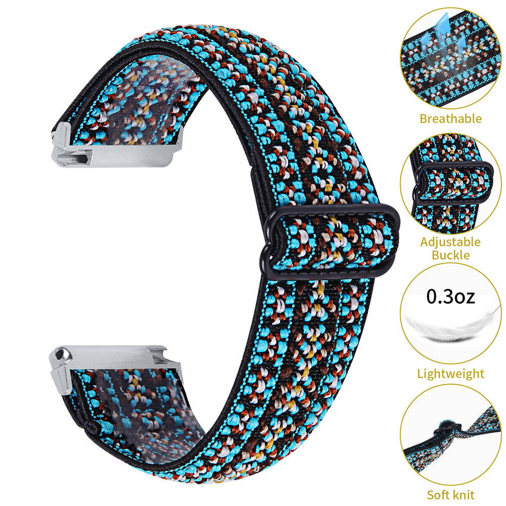 Woven Elastic Smart Watch Band Replacement Strap for Fitbit Versa Versa 2 Woven Elastic Smart Watch Band Replacement Strap for Fitbit Versa Versa 2